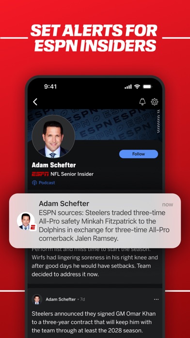 ESPN: Live Sports & Scores screenshot 2