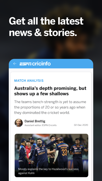 ESPNcricinfo - Cricket Scores screenshot 3