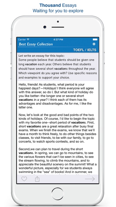 Essay Collection for TOEFL/IELTS screenshot 4