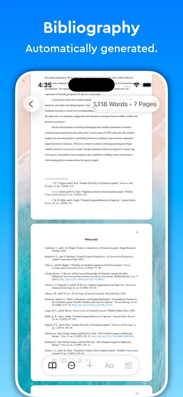 Essayist: Academic Writing App screenshot 2