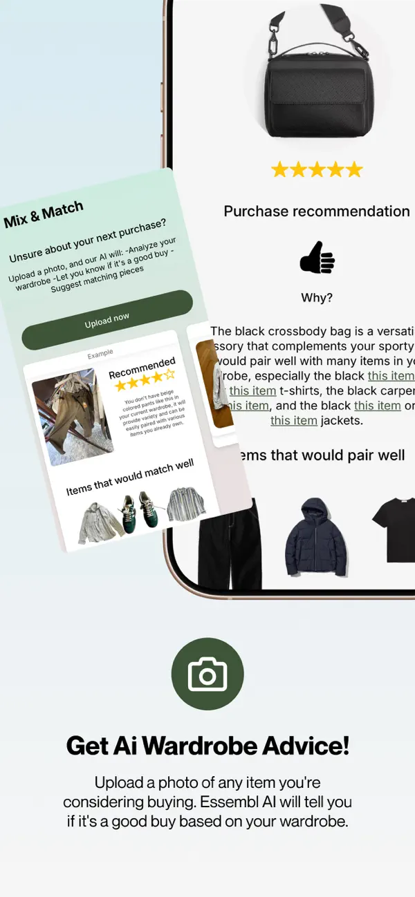 Essembl : AI Styling Assistant screenshot 1