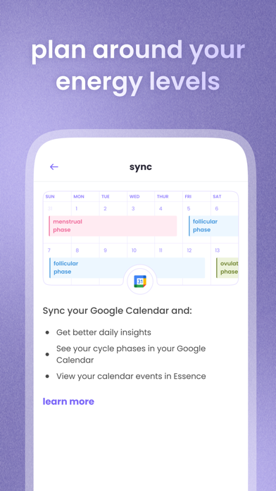 Essence Cycle Syncing Tracker screenshot 5