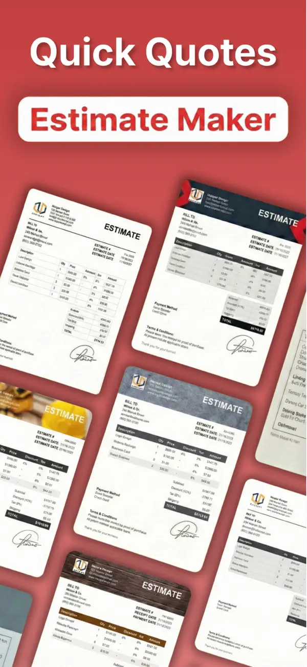 Estimate Maker - Business Cost screenshot 6