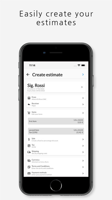 Estimate maker, contractor app screenshot 2