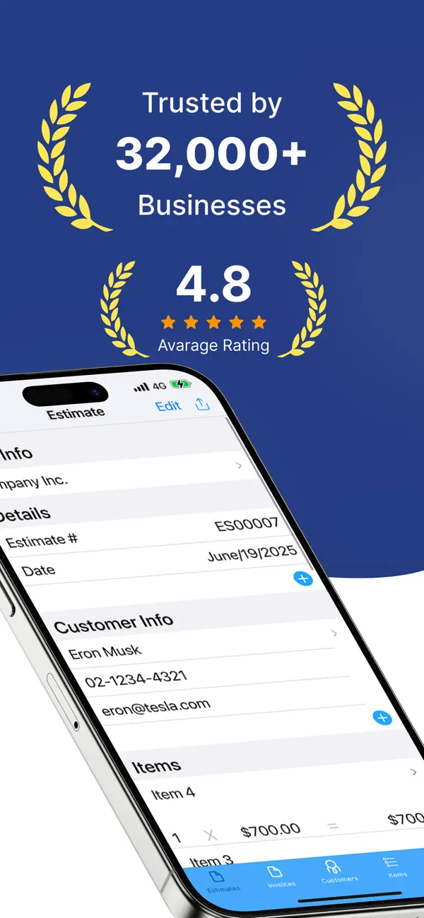 Estimate Maker Flex screenshot 5