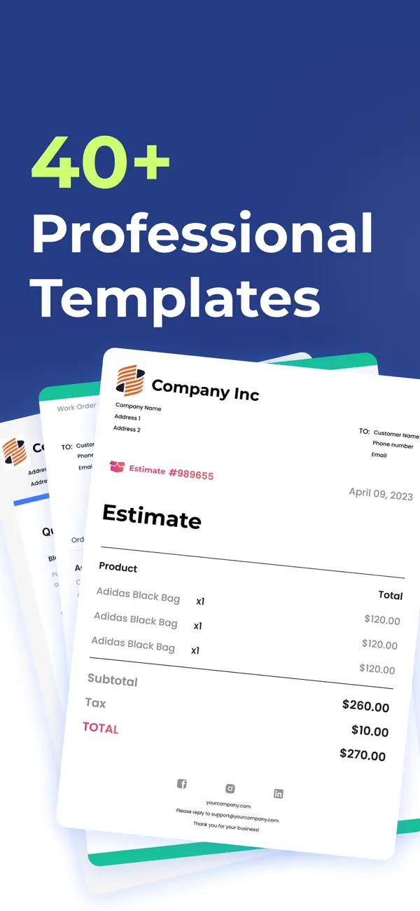 Estimate Maker Flex screenshot 3