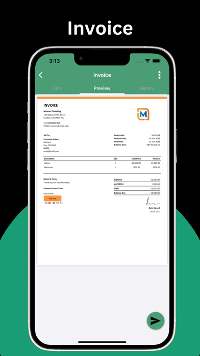 Estimate Maker & Invoice App screenshot 2
