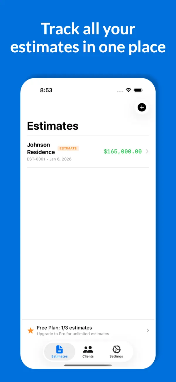 Estimate Maker+ screenshot 3