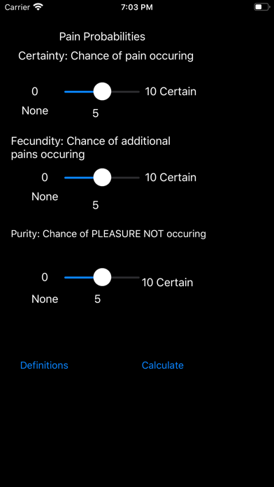 Ethics Calculator screenshot 2