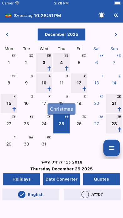 Ethiopian Calendar & Converter screenshot 4