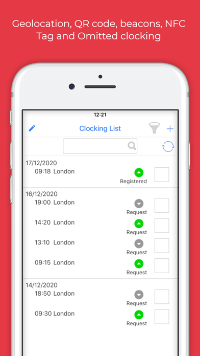 eTime Clocking & Tracking Hour screenshot 2