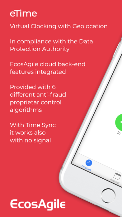 eTime Clocking & Tracking Hour screenshot 5