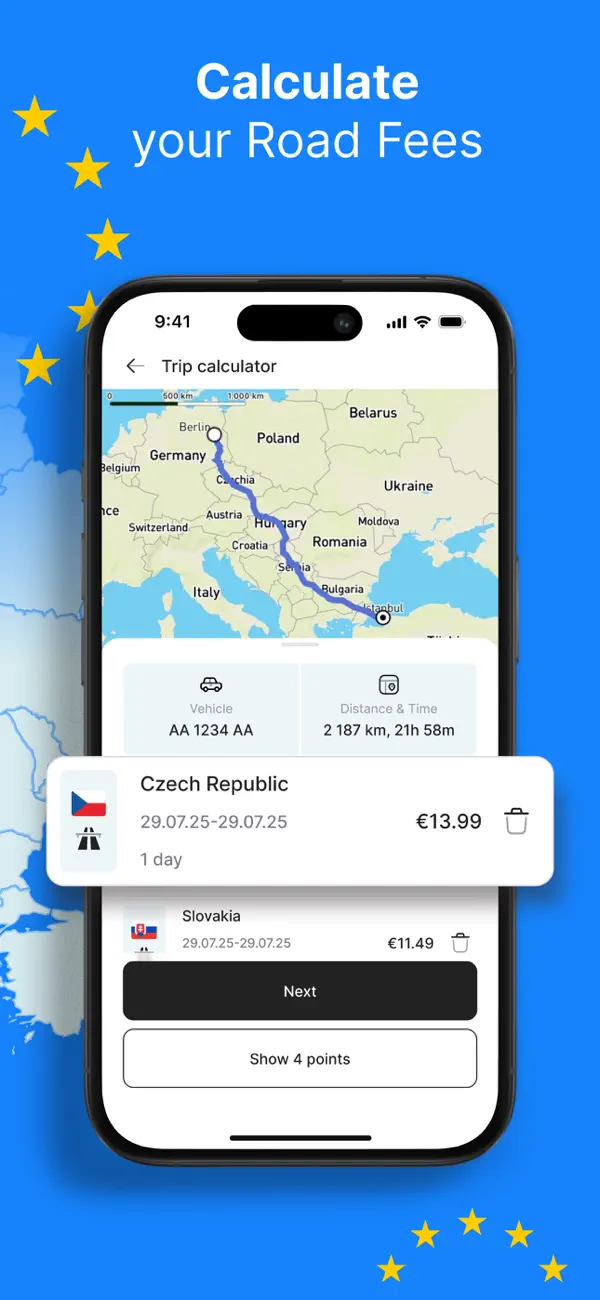 eTOLLs EU: Digital Vignettes screenshot 4