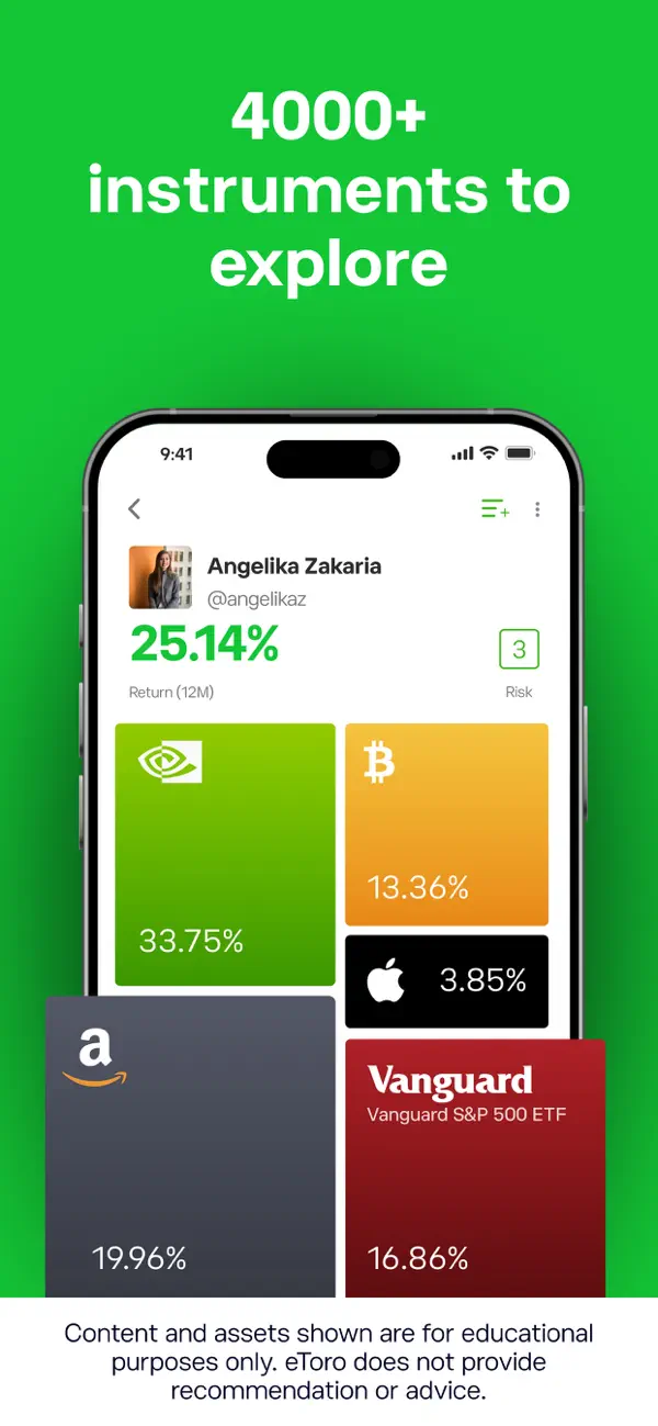 eToro: Investing made social screenshot 5
