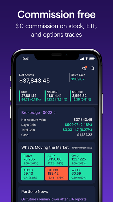 E*TRADE: Invest. Trade. Save. screenshot 1
