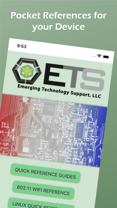 ETS RF Quick Reference screenshot 8