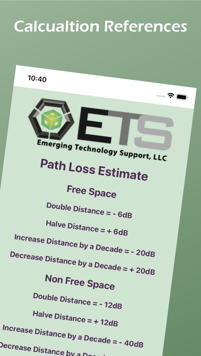 ETS RF Quick Reference screenshot 4
