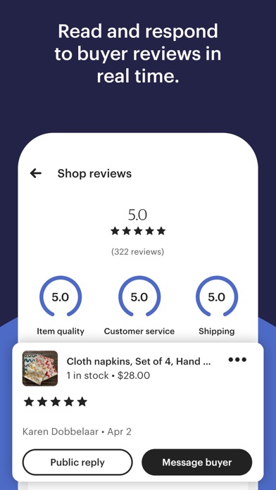 Etsy Seller: Manage Your Shop screenshot 1
