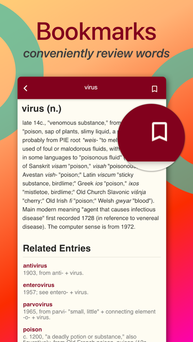 Etymonline English Dictionary screenshot 3