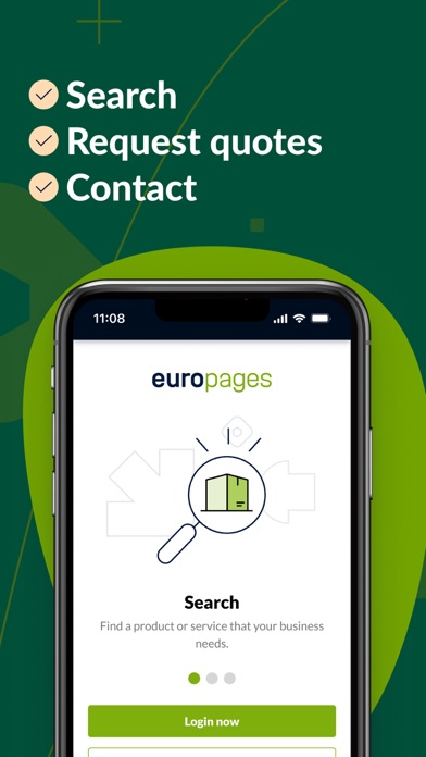Europe's sourcing business app screenshot 4