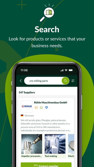 Europe's sourcing business app screenshot 3