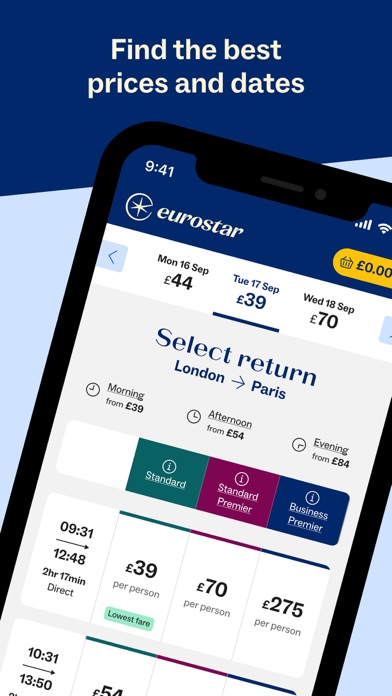 Eurostar: Train travel & Hotel screenshot 7
