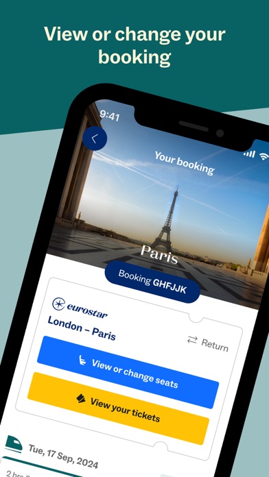 Eurostar: Train travel & Hotel screenshot 6