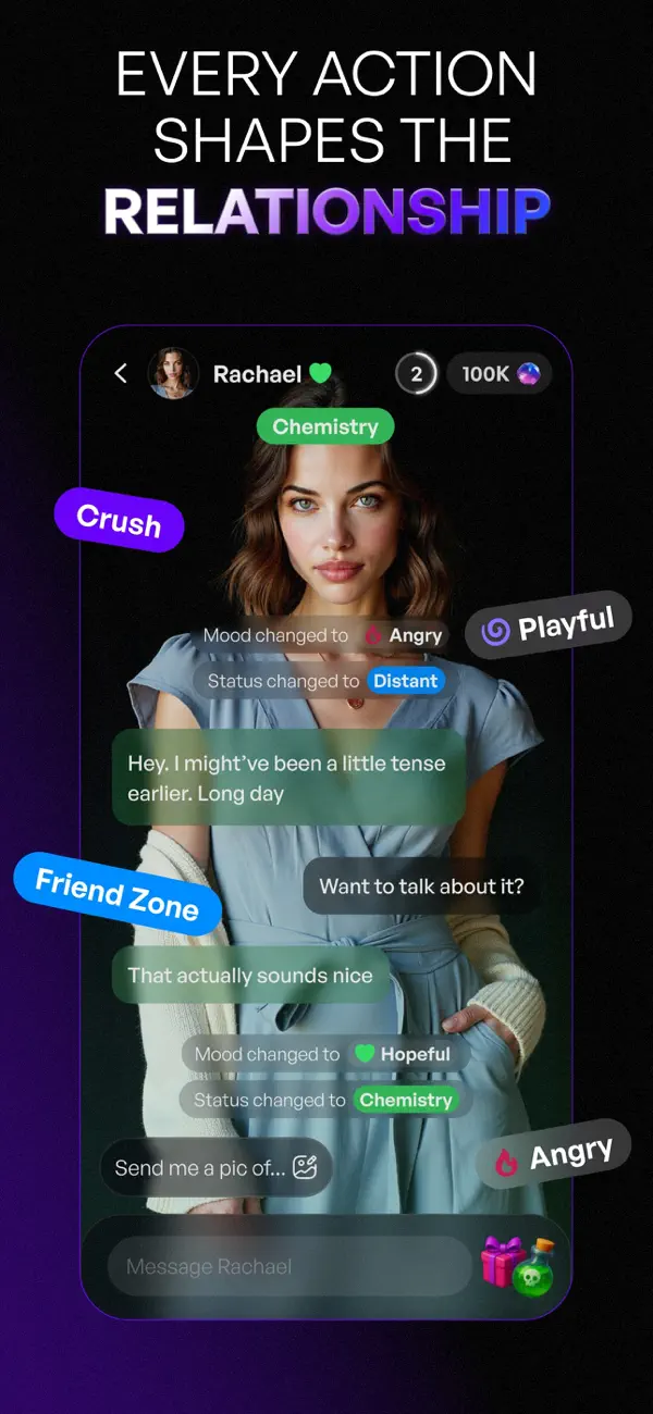 EVA AI Girlfriend to Chat With screenshot 1