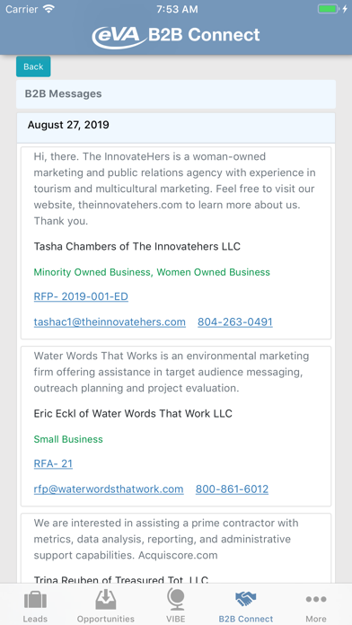 eVA Mobile 4 Business screenshot 3
