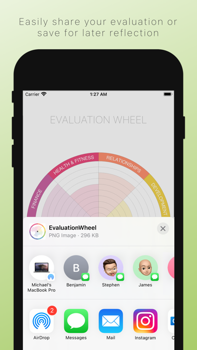 Evaluation Wheel screenshot 2