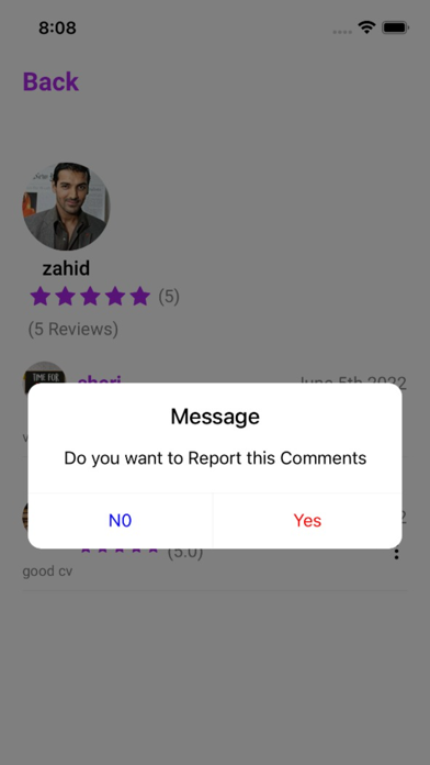 EvaluationApp screenshot 7