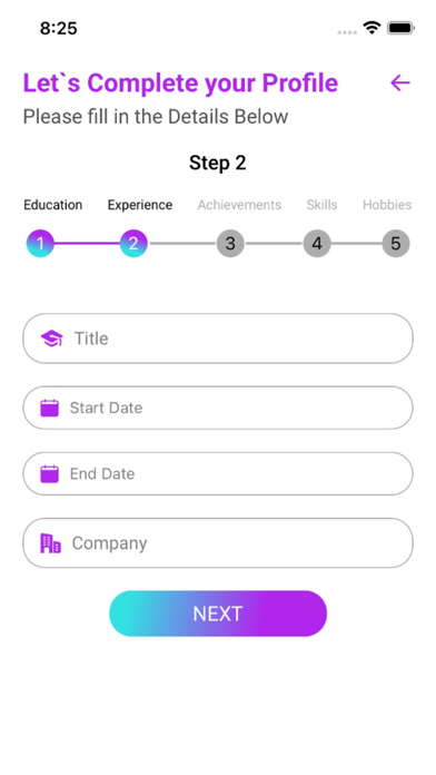 EvaluationApp screenshot 3