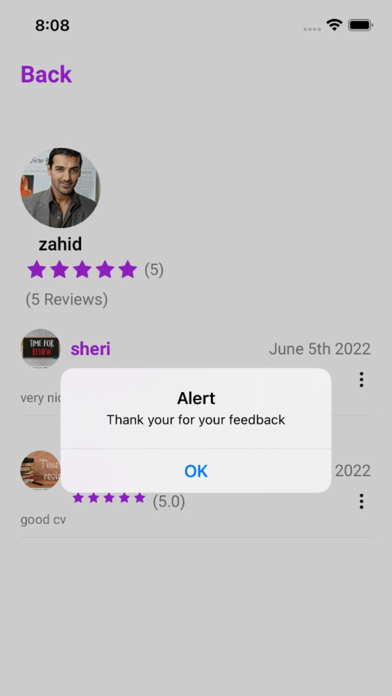 EvaluationApp screenshot 6