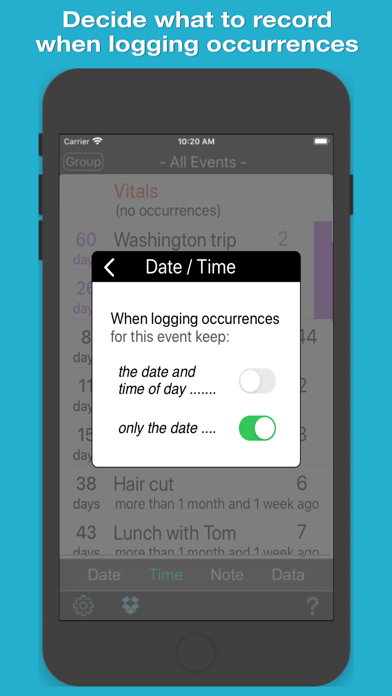 Event  Logger 3.0 screenshot 8
