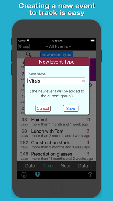 Event  Logger 3.0 screenshot 9