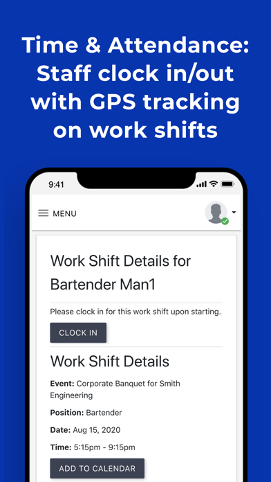 Event Staff App screenshot 1