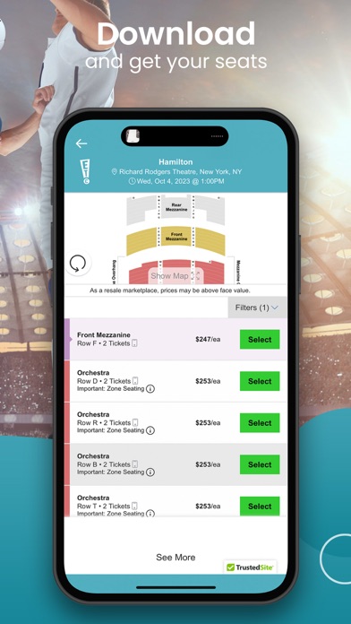 Event Tickets Center screenshot 1