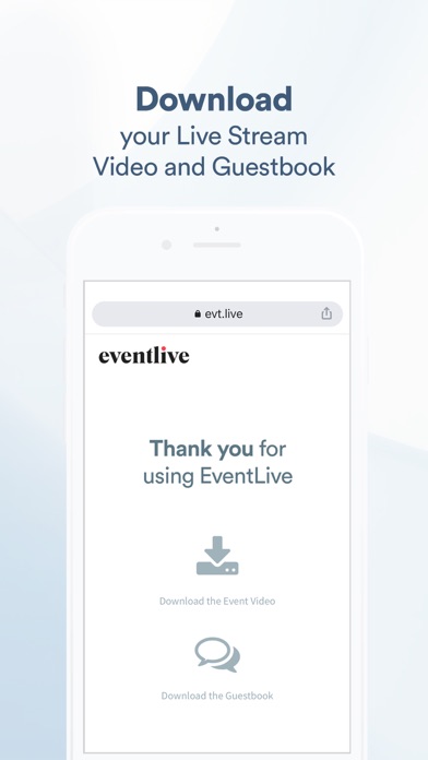 EventLive－Live Stream Event screenshot 1