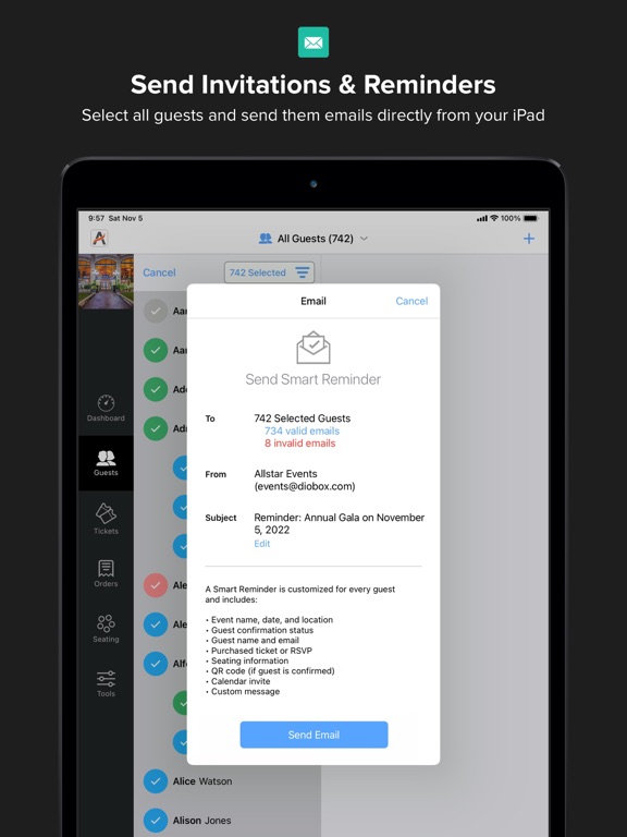Events & Guest Lists | Diobox screenshot 3