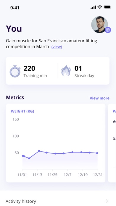 Everfit - Train smart screenshot 1