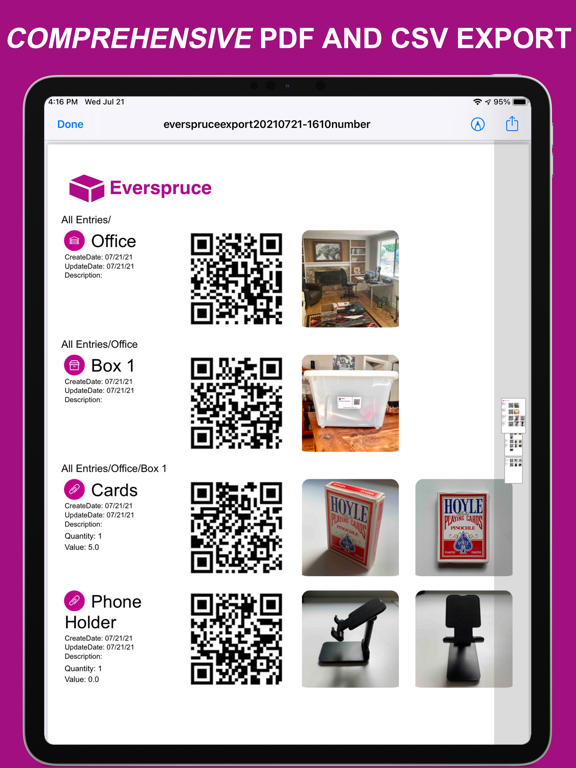 Everspruce Home Inventory screenshot 4