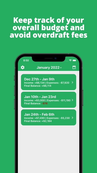 EveryTwo: Biweekly Budgeting screenshot 3