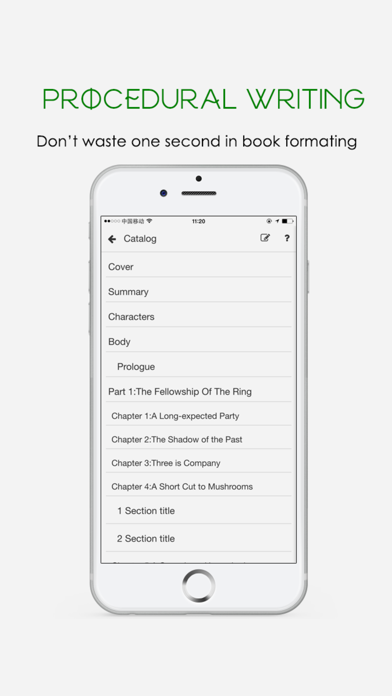 Everywriter - Write novel,book screenshot 3