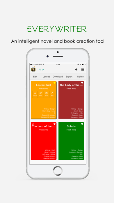Everywriter - Write novel,book screenshot 5