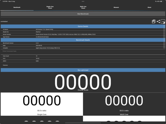 EvoBench screenshot 3