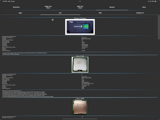 EvoBench screenshot 2