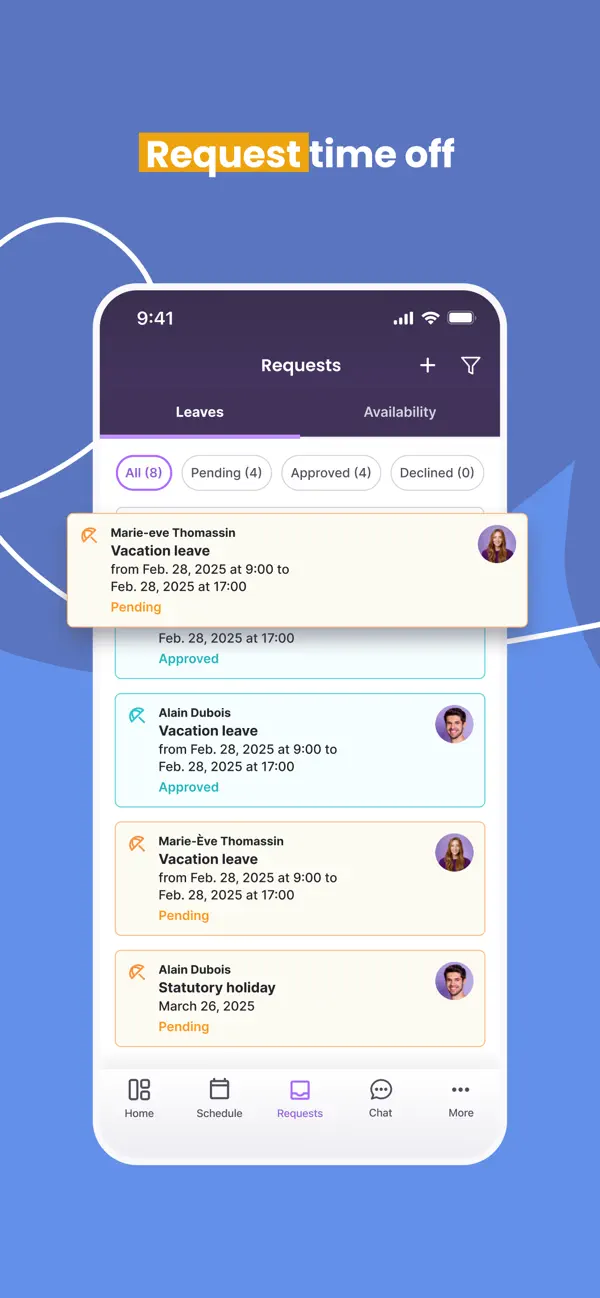 Evolia - Employee Scheduling screenshot 1