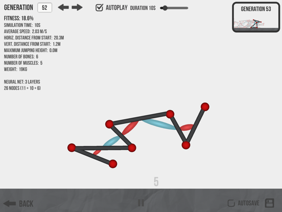 Evolution - Learning Creatures screenshot 1