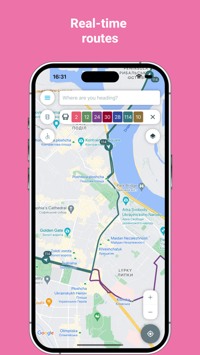 Eway public transport screenshot 8