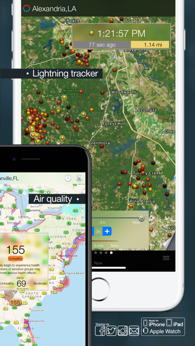 eWeather HD - Weather & Alerts screenshot 2